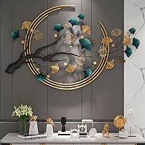 ジブラ アート インテリアグッズ Amazon.com: Wall Decor Wall Sculpture Decor 3D Metal Wall